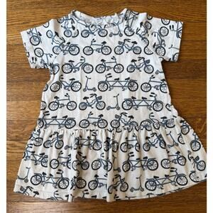 Winter Water Factory Girls' Bike Print Dress Size 3